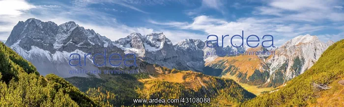  : Alpine panorama, mountains and mountain valleys