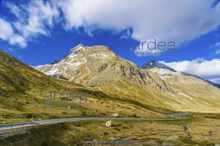 : Alps mountains with snow Bivio : Alps mountains with snow Bivio