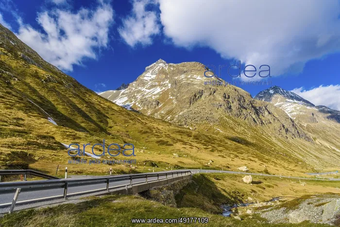 : Alps mountains with snow Bivio : Alps mountains with snow Bivio