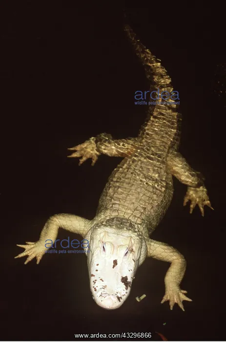 : AMERICAN ALLIGATOR - ALBINO : AMERICAN ALLIGATOR - ALBINO