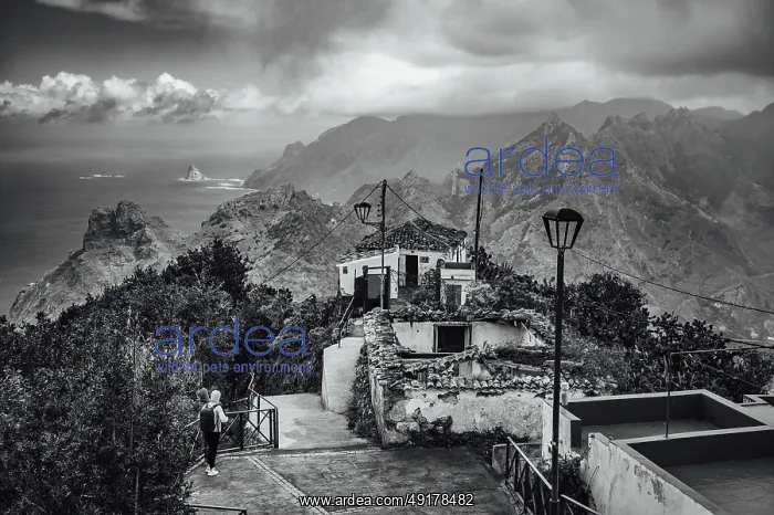 : Anaga mountains aerial view, Tenerife : Anaga mountains aerial view, Tenerife