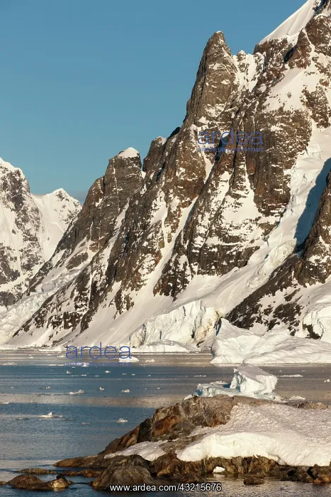 : Antarctica, Petermann Island, Setting sun : Antarctica, Petermann Island, Setting sun
