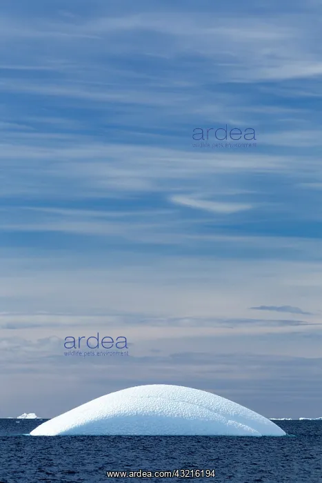 : Antarctica, Sunshine lights rounded iceberg : Antarctica, Sunshine lights rounded iceberg