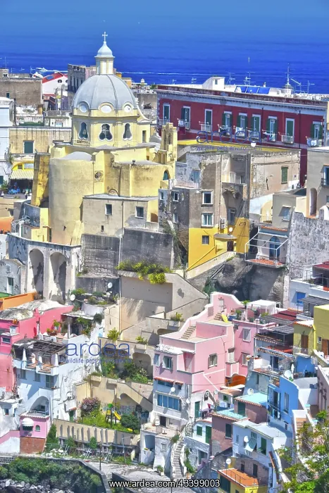  : Architecture of Procida Island a comune of the Metropolitan