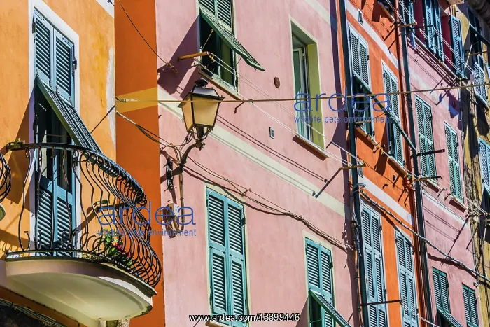 : Architecture of Vernazza, in the province of La : Architecture of Vernazza, in the province of La