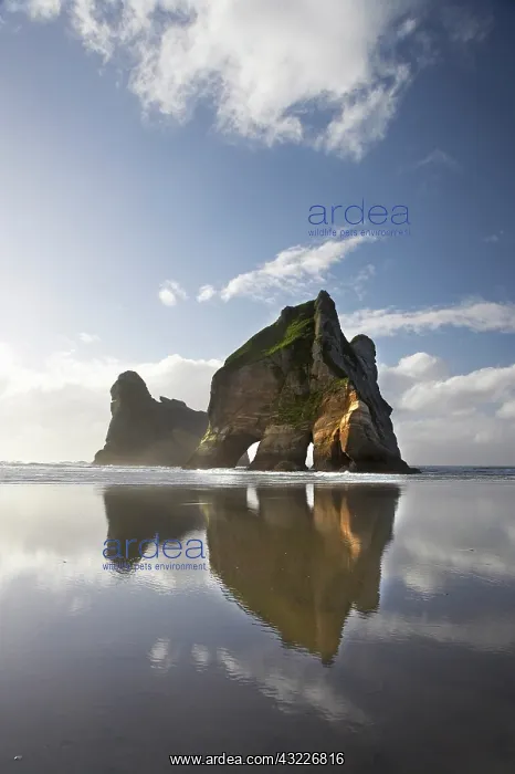  : Archway Islands Reflected in Wet Sands of