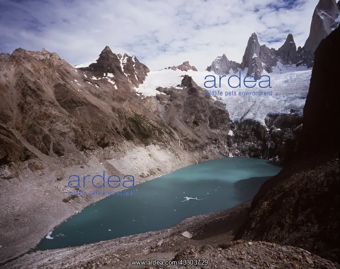  : ARGENTINA - Glacier National Parkshowing glacial
