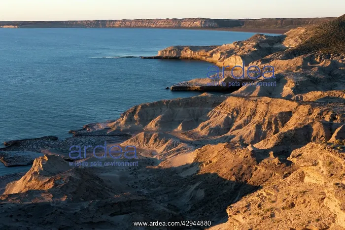 : Argentina - view of Golfo Nuevo from the road to : Argentina - view of Golfo Nuevo from the road to