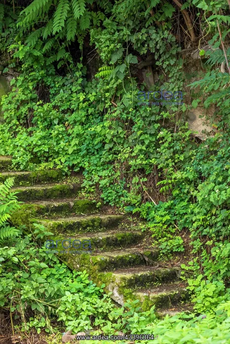 : Armenia, Lori Province, Alaverdi. Old outdoor stairway : Armenia, Lori Province, Alaverdi. Old outdoor stairway