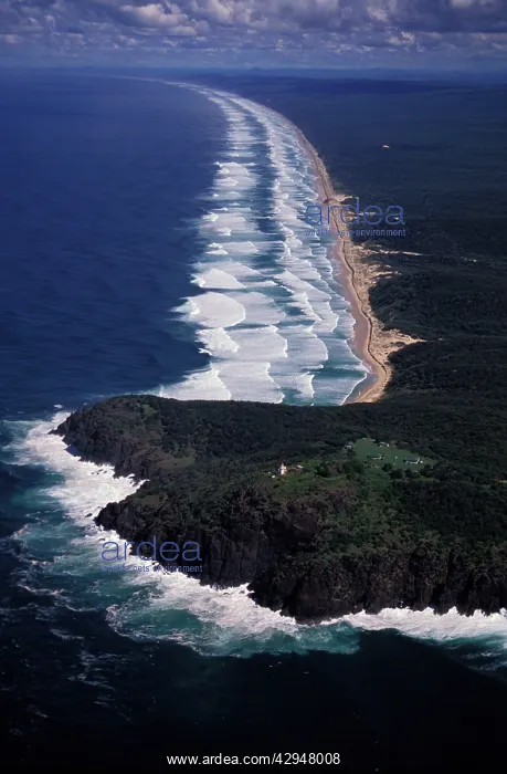 : Australia - aerial of Double Island Point and Teewah : Australia - aerial of Double Island Point and Teewah