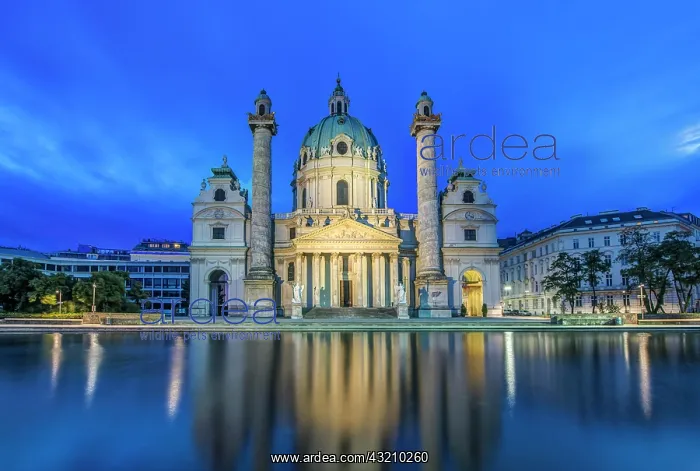 : Austria, Vienna, Karskirche (St. Charles : Austria, Vienna, Karskirche (St. Charles