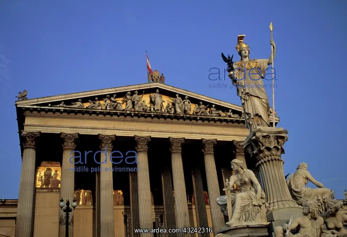 : Austria, Vienna. Parliament building : Austria, Vienna. Parliament building