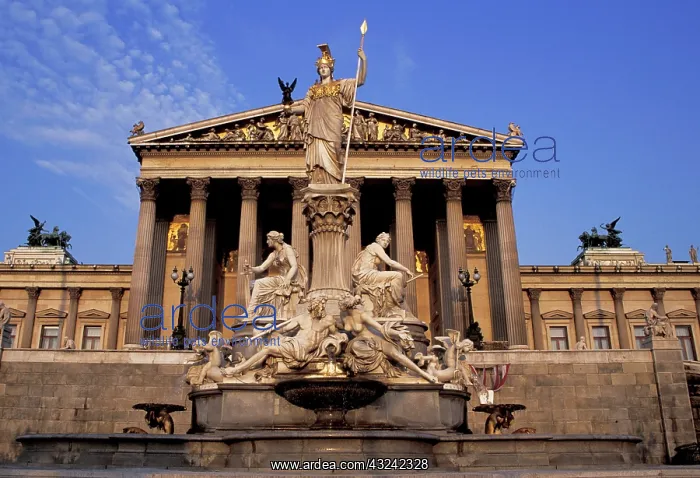 : Austria, Vienna. Parliament building : Austria, Vienna. Parliament building