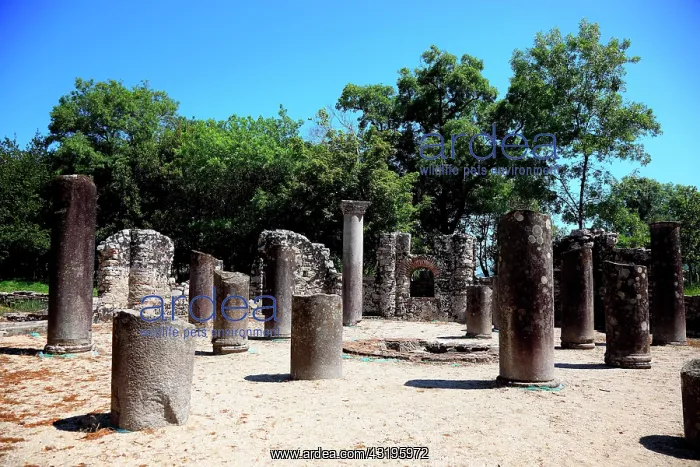 : Baptistery from the 6th century in the ruins of : Baptistery from the 6th century in the ruins of
