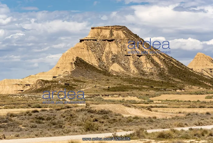 : Bardenas Reales Desert, Navarre, Spain, Europe : Bardenas Reales Desert, Navarre, Spain, Europe