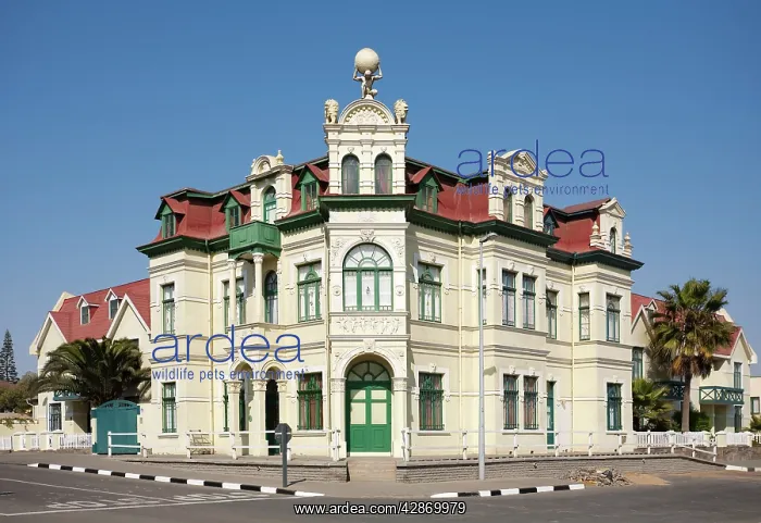 : The baroque-style Hohenzollern Building in the : The baroque-style Hohenzollern Building in the
