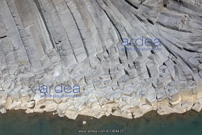 : Basalt columns, volcanic igneous, magmatic rock formations a : Basalt columns, volcanic igneous, magmatic rock formations a