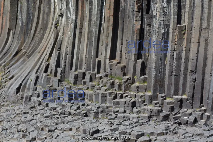 : Basalt rock formations at canyon Studlagil - Austurland : Basalt rock formations at canyon Studlagil - Austurland