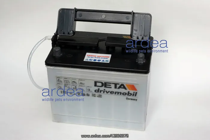 : Battery - Deta Drivemobil German lead acid 12 volt : Battery - Deta Drivemobil German lead acid 12 volt
