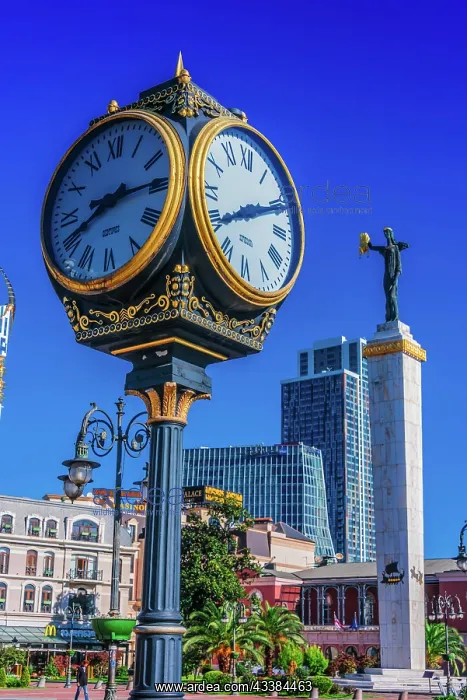 : BATUMI, GEORGIA - OCT 28, 2018: Architecture of : BATUMI, GEORGIA - OCT 28, 2018: Architecture of