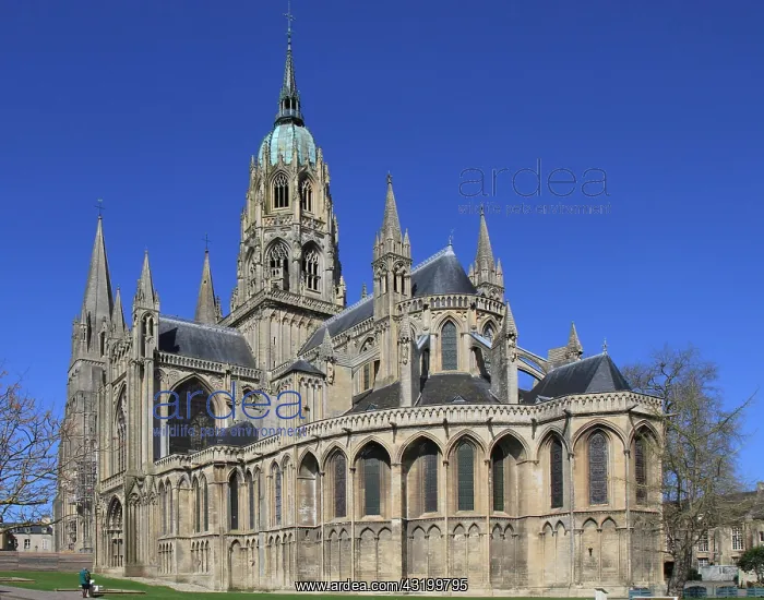 : Bayeux Cathedral, Notre-Dame, Bayeux, Calvados : Bayeux Cathedral, Notre-Dame, Bayeux, Calvados