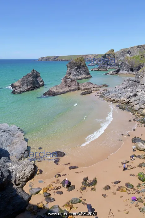  : Beach. Bedruthan Steps, Cornwall, UK