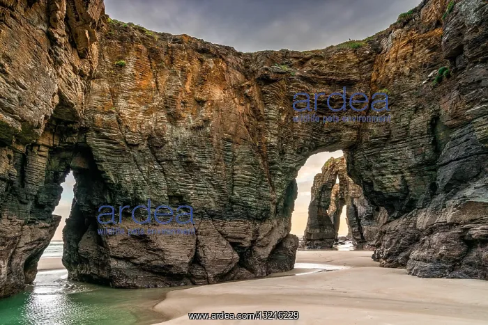 : beautful sunrise at the Playa de las Catedrales : beautful sunrise at the Playa de las Catedrales