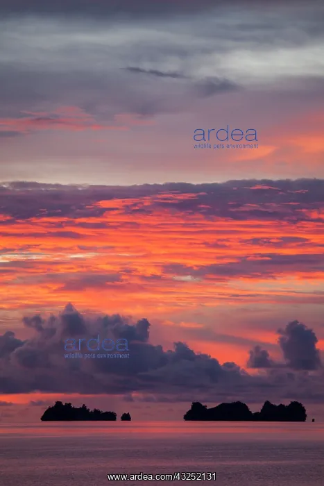 : Beautiful cloud formations at sunset in : Beautiful cloud formations at sunset in