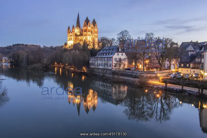 : Beautiful landscape shot on the river Lahn : Beautiful landscape shot on the river Lahn