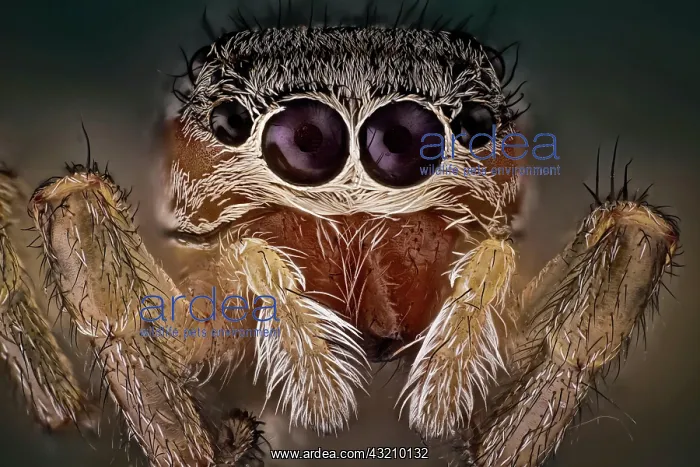  : A beautiful and yet small jumping spider, They h