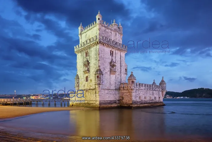 : Belem Tower or Tower of St Vincent, famous touri : Belem Tower or Tower of St Vincent, famous touri
