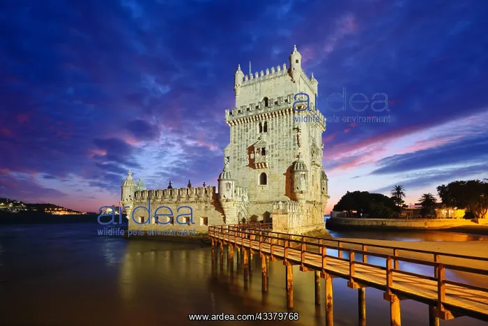 : Belem Tower or Tower of St Vincent, famous touri : Belem Tower or Tower of St Vincent, famous touri