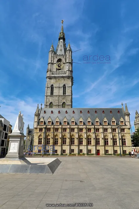 : The Belfort van Gent, the Belfry of Ghent medieval : The Belfort van Gent, the Belfry of Ghent medieval