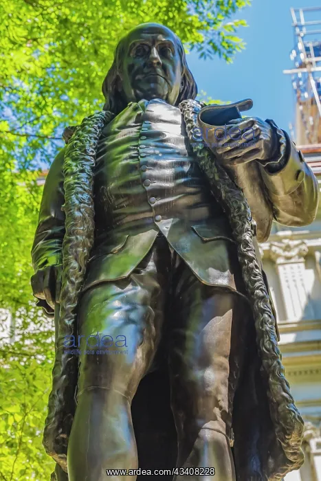 : Benjamin Franklin Statue, Boston, Massachusetts : Benjamin Franklin Statue, Boston, Massachusetts