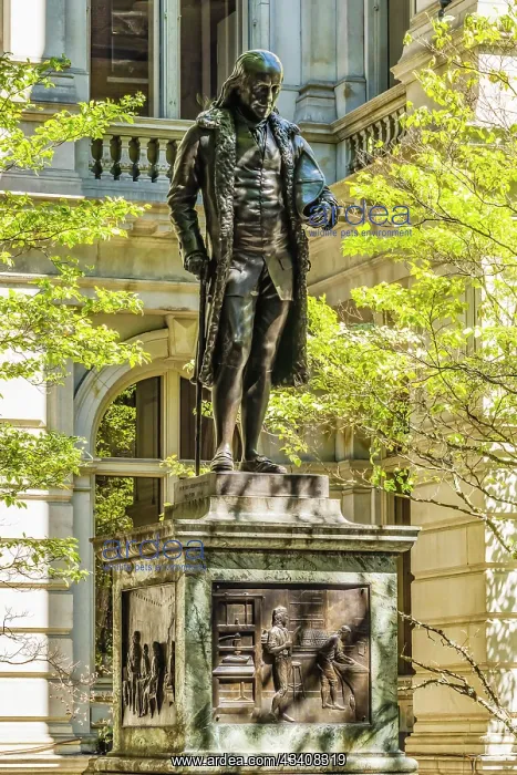 : Benjamin Franklin Statue, Boston, Massachusetts : Benjamin Franklin Statue, Boston, Massachusetts