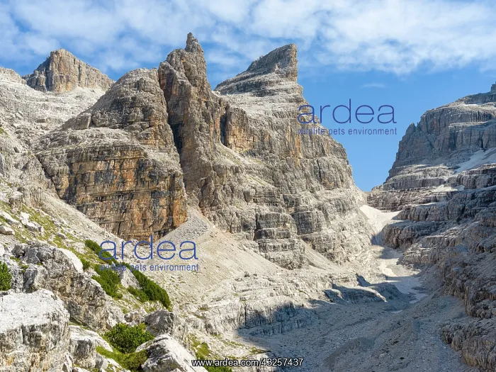 : Bocca del Tuckett and Cima Sella. The Brenta Dolomites : Bocca del Tuckett and Cima Sella. The Brenta Dolomites