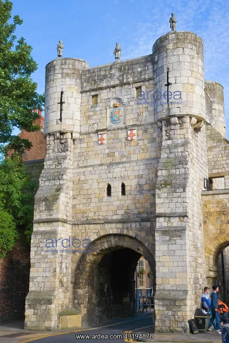 : Bootham Bar, gate, York, Yorkshire, England, United : Bootham Bar, gate, York, Yorkshire, England, United