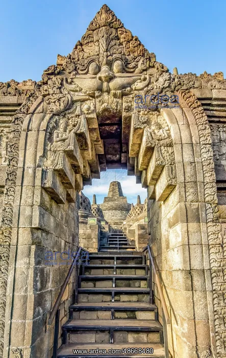 : Borobudur Temple, Java, Indonesia. Close-up of carved stone : Borobudur Temple, Java, Indonesia. Close-up of carved stone