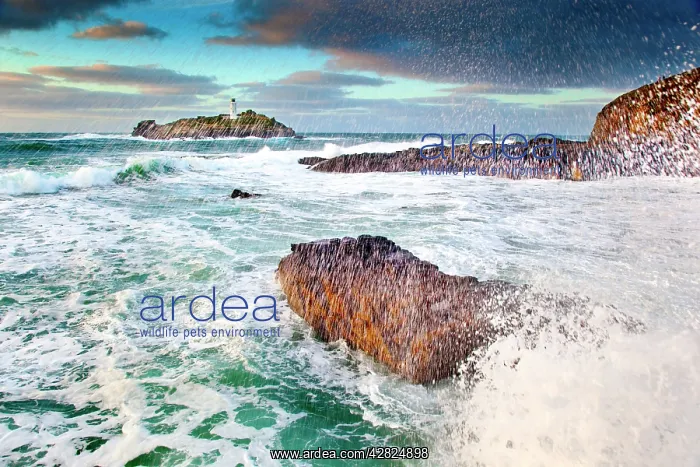 : Breaking Wave - Godrevy : Breaking Wave - Godrevy