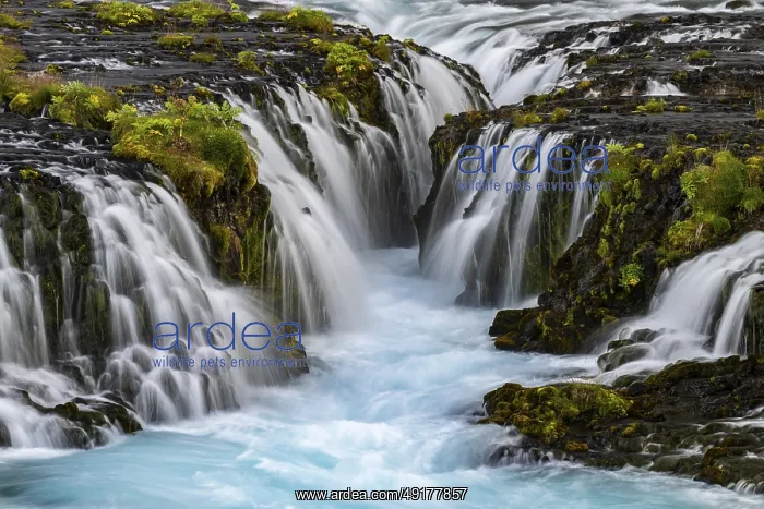 : Bruarfoss waterfall, South Iceland, Iceland : Bruarfoss waterfall, South Iceland, Iceland