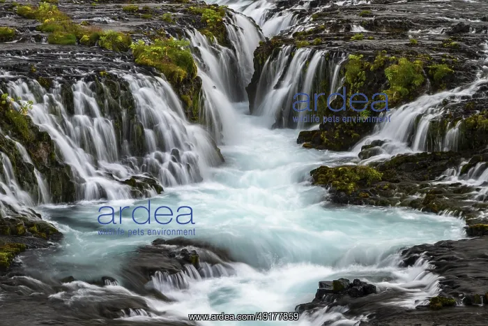 : Bruarfoss waterfall, South Iceland, Iceland : Bruarfoss waterfall, South Iceland, Iceland