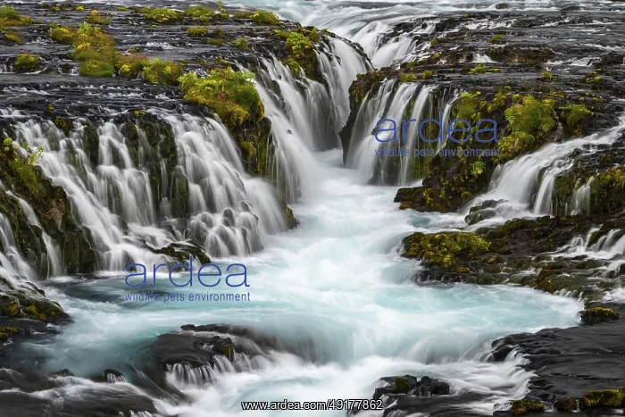 : Bruarfoss waterfall, South Iceland, Iceland : Bruarfoss waterfall, South Iceland, Iceland