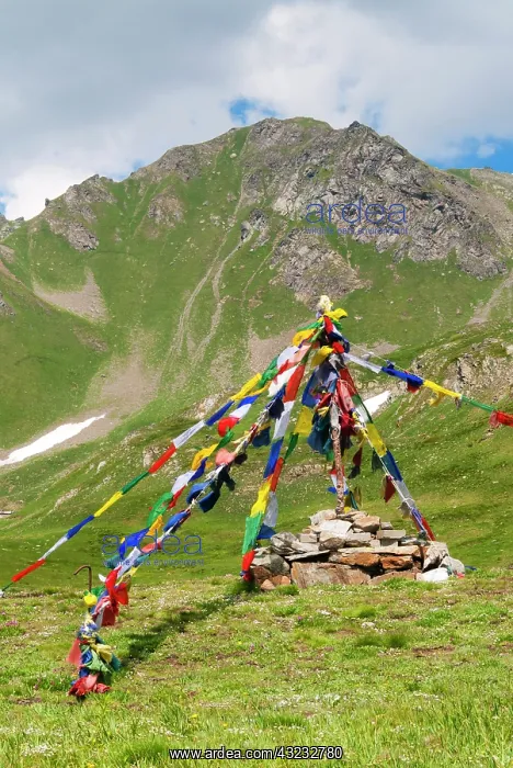: Buddhist stupa, Mont Fallere, Aosta Valley : Buddhist stupa, Mont Fallere, Aosta Valley