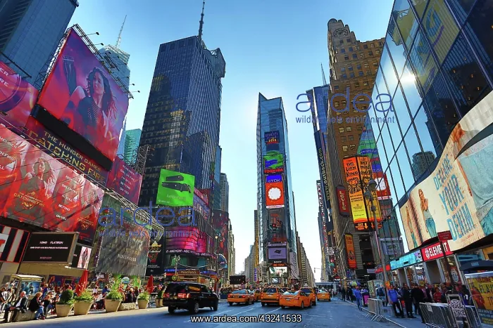 : Buildings in Times Square, New York. America Paul Brown : Buildings in Times Square, New York. America Paul Brown