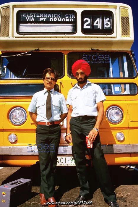 : Bus drivers Thien Nguyen, Vietnamese origin, with : Bus drivers Thien Nguyen, Vietnamese origin, with