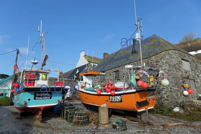 : Cadgwith. Fishing Boats - Lizard - Cornwall - UK : Cadgwith. Fishing Boats - Lizard - Cornwall - UK