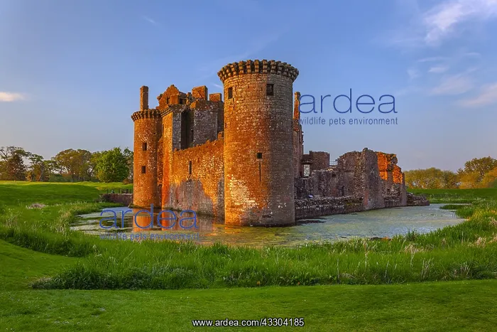  : Caerlaverock Castle - historic castle ruin in last