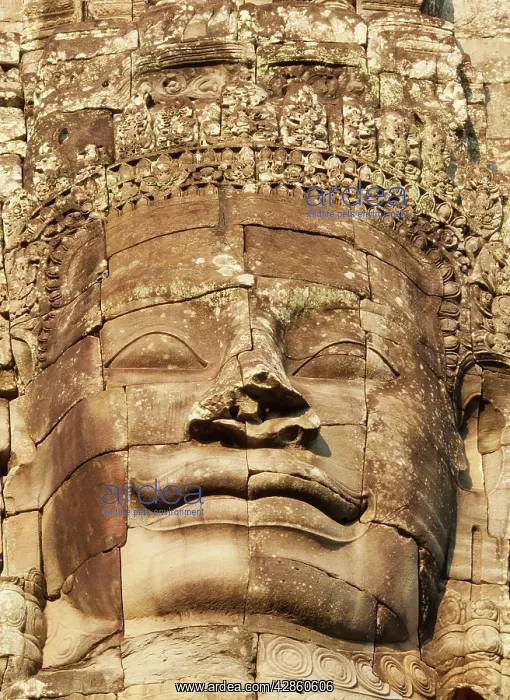 : Cambodia - The face of Lokeshvara ('Lord of the : Cambodia - The face of Lokeshvara ('Lord of the