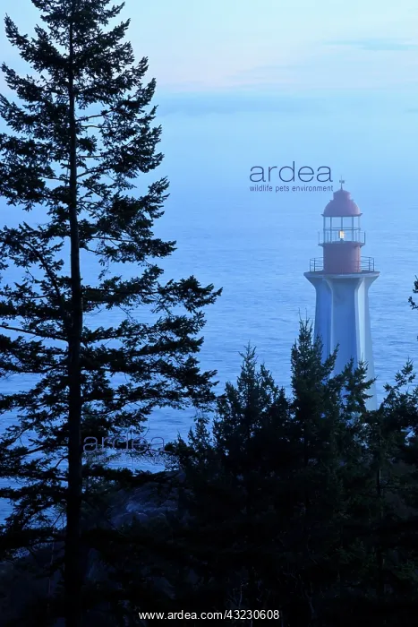 : Canada, British Columbia, Vancouver, Lighthouse : Canada, British Columbia, Vancouver, Lighthouse