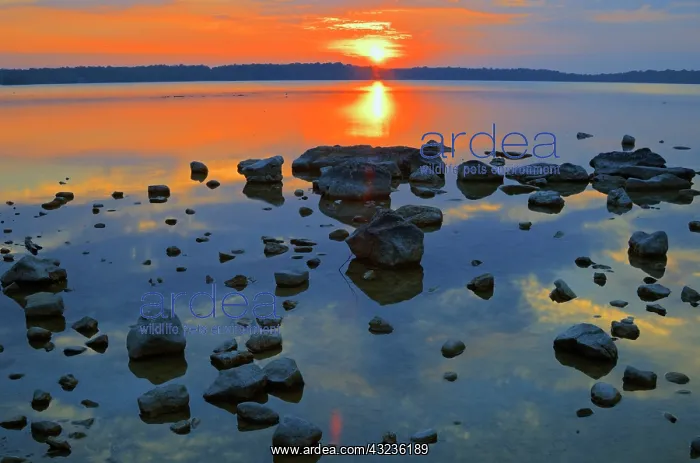 : Canada, Bruce Peninsula. Sunset on Berford : Canada, Bruce Peninsula. Sunset on Berford